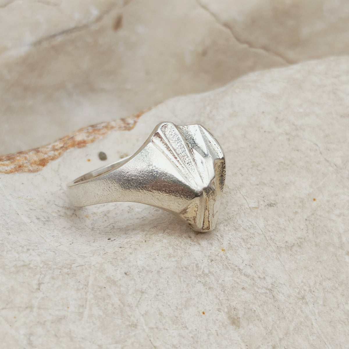 Vintage Lapponia Folded-Form Sterling Silver Ring, 1988