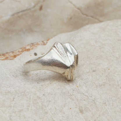 Vintage Lapponia Folded-Form Sterling Silver Ring, 1988