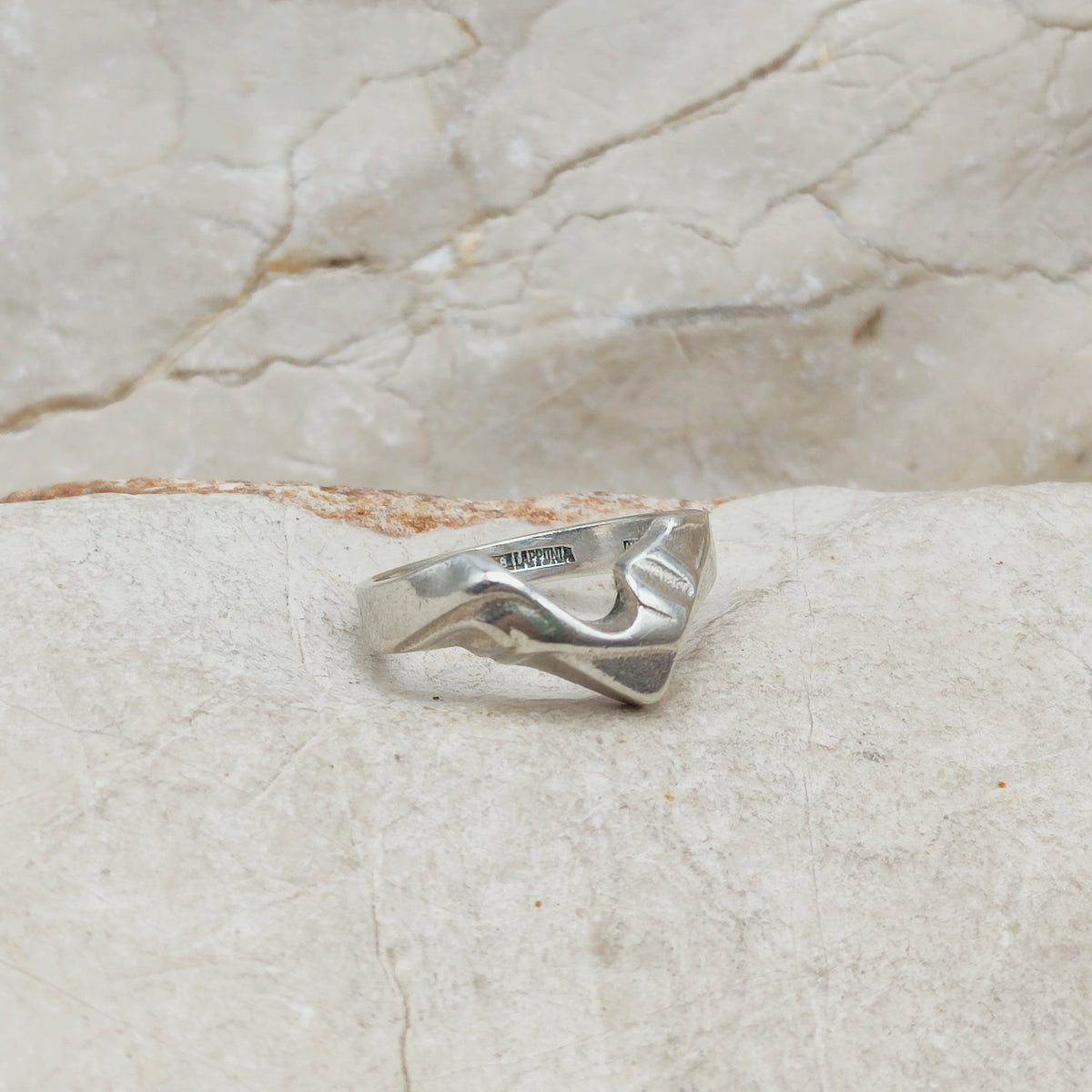 Vintage Lapponia Hebe Sterling Silver Ring by Björn Weckström 1988
