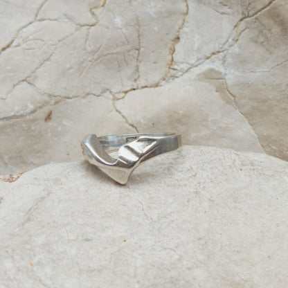 Vintage Lapponia Hebe Sterling Silver Ring by Björn Weckström 1988