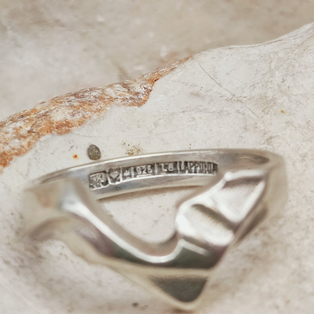 Vintage Lapponia Hebe Sterling Silver Ring by Björn Weckström 1988