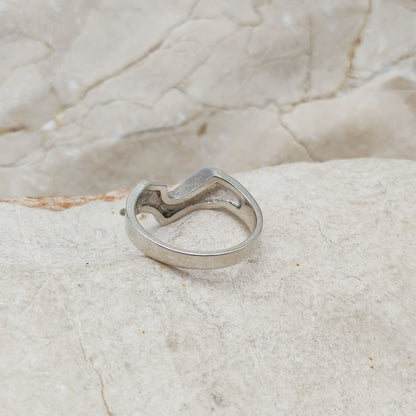 Vintage Lapponia Hebe Sterling Silver Ring by Björn Weckström 1988