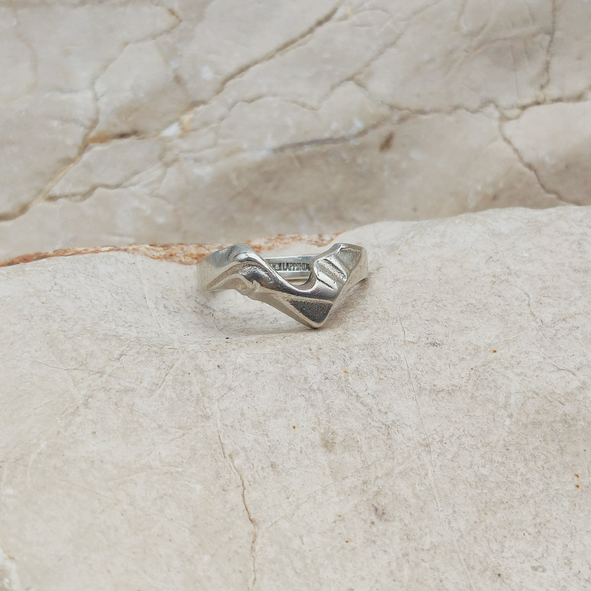 Vintage Lapponia Hebe Sterling Silver Ring by Björn Weckström 1988