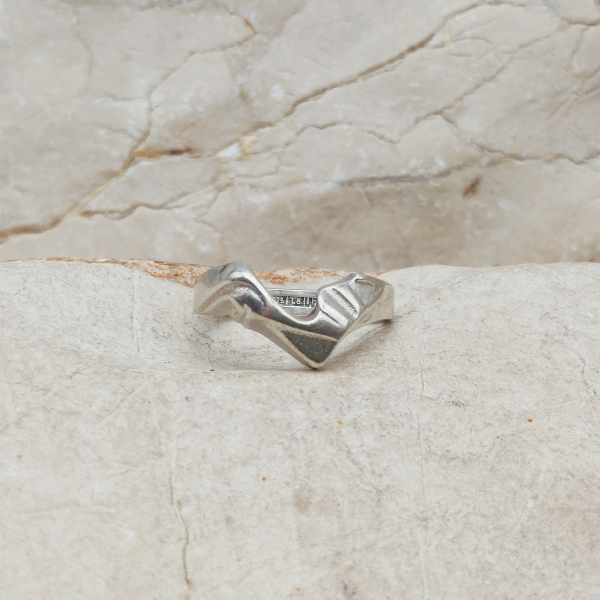 Vintage Lapponia Hebe Sterling Silver Ring by Björn Weckström 1988