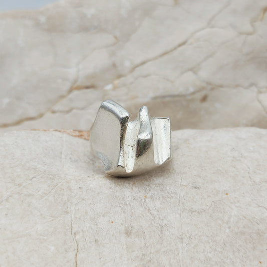 Vintage Pandora Sterling Silver Ring by Björn Weckström for Lapponia 1989
