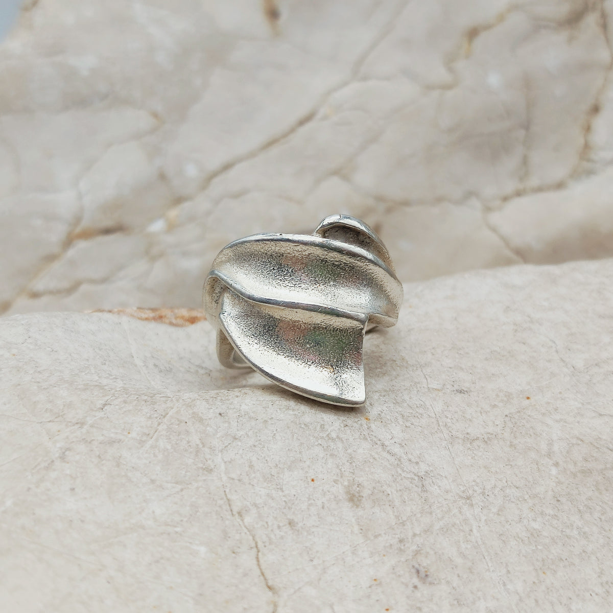 Tango Sterling Silver Ring by Zoltan Popovits for Lapponia