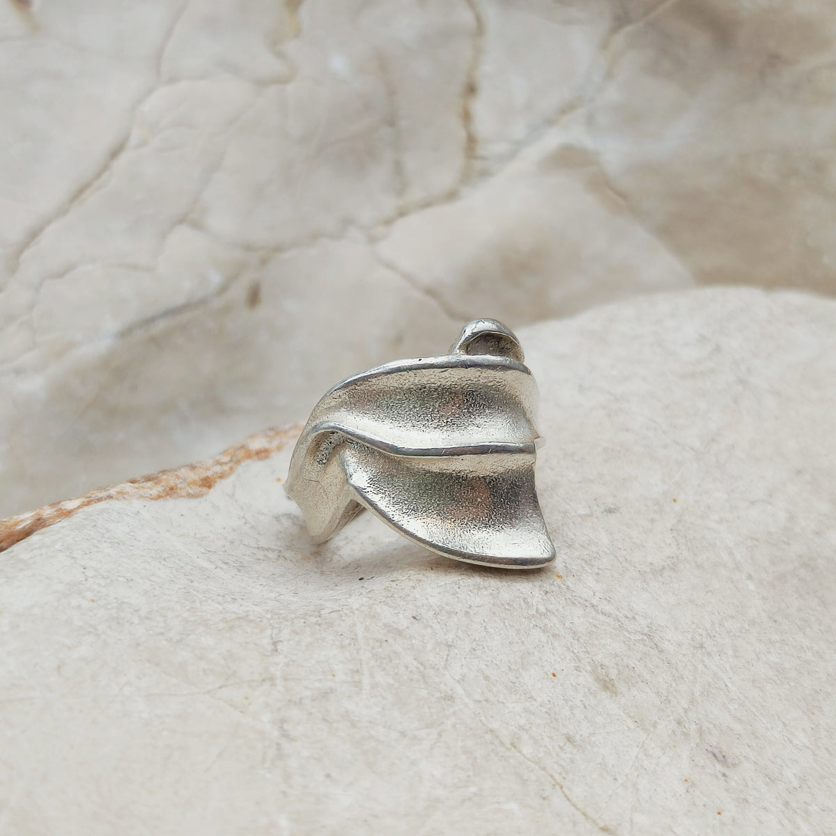 Tango Sterling Silver Ring by Zoltan Popovits for Lapponia
