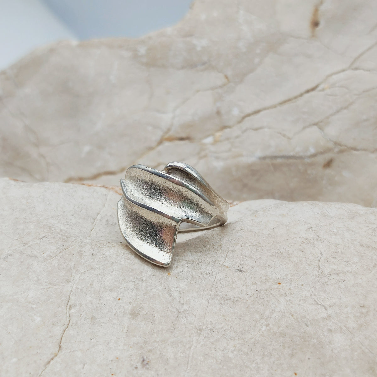 Tango Sterling Silver Ring by Zoltan Popovits for Lapponia