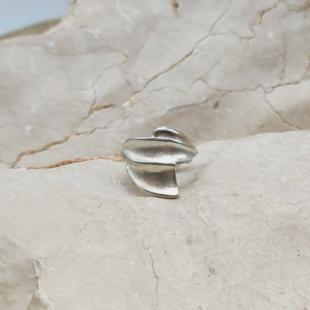 Tango Sterling Silver Ring by Zoltan Popovits for Lapponia