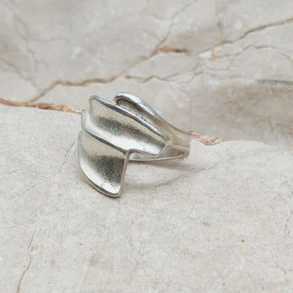 Tango Sterling Silver Ring by Zoltan Popovits for Lapponia