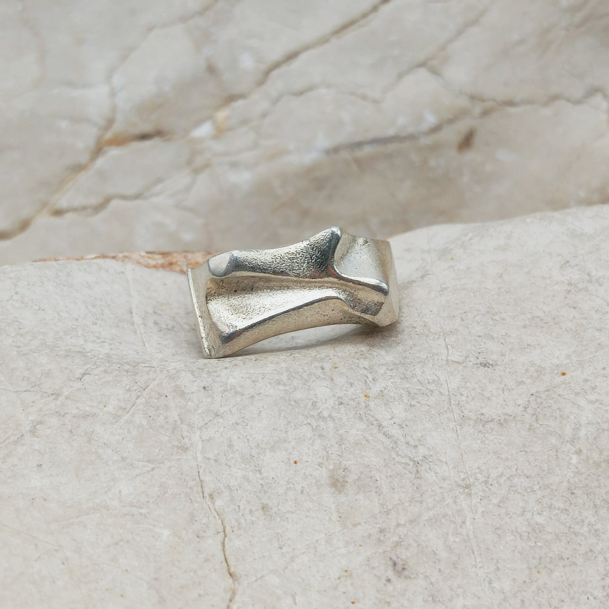 Vintage Mira Sterling Silver Ring by Björn Weckström for Lapponia 1989