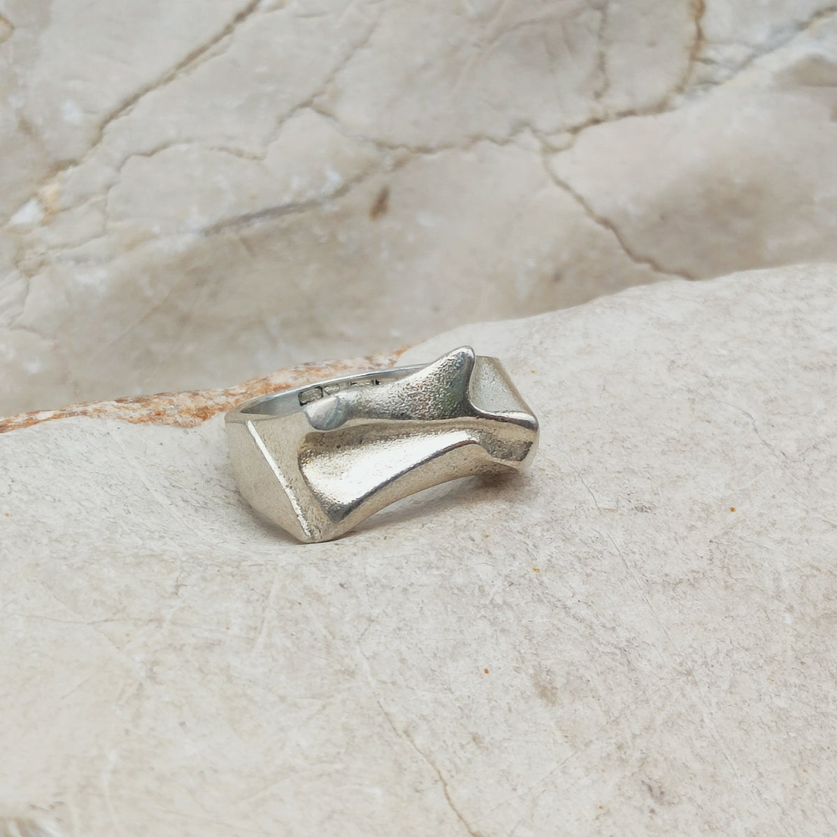 Vintage Mira Sterling Silver Ring by Björn Weckström for Lapponia 1989