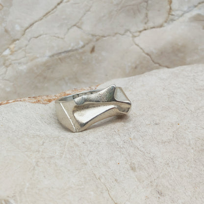 Vintage Mira Sterling Silver Ring by Björn Weckström for Lapponia 1989