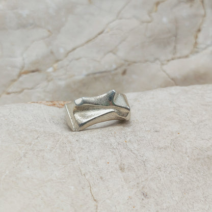 Vintage Mira Sterling Silver Ring by Björn Weckström for Lapponia 1989
