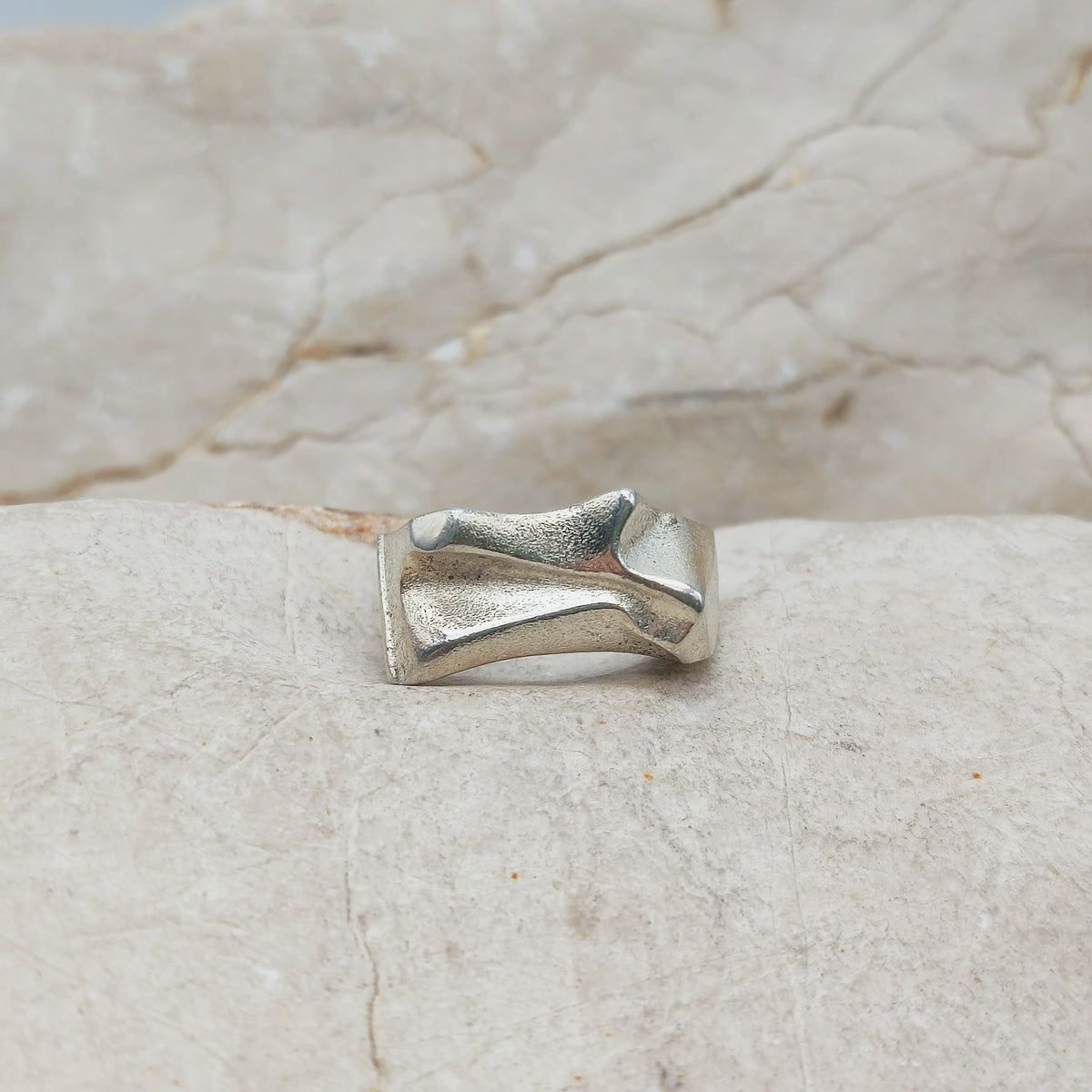 Vintage Mira Sterling Silver Ring by Björn Weckström for Lapponia 1989