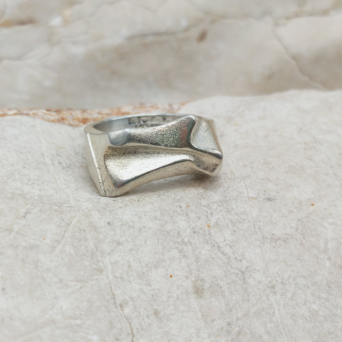 Vintage Mira Sterling Silver Ring by Björn Weckström for Lapponia 1989