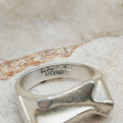 Vintage Mira Sterling Silver Ring by Björn Weckström for Lapponia 1989