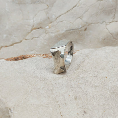 Vintage Mira Sterling Silver Ring by Björn Weckström for Lapponia 1989