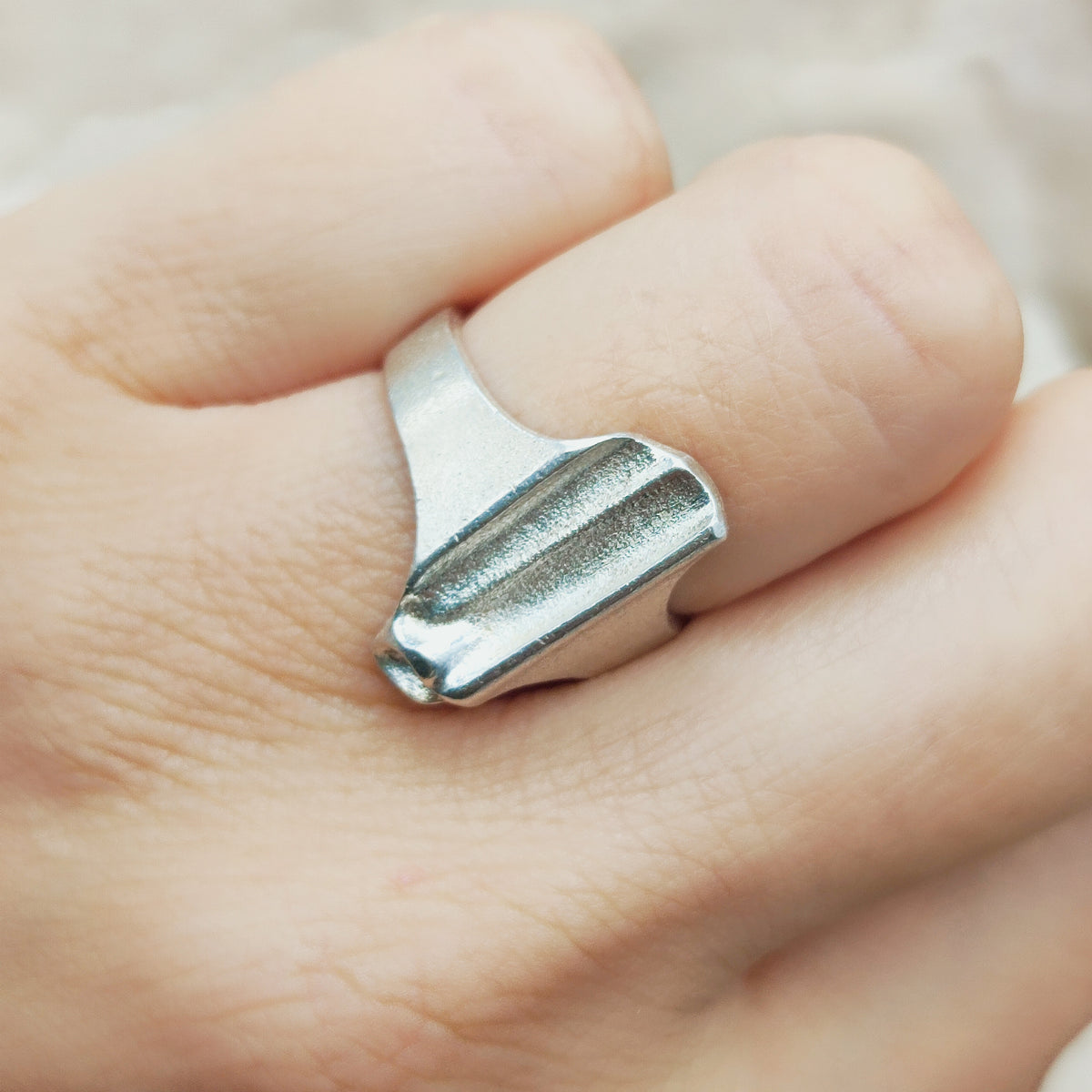 Sterling Silver Ming  Ring by Björn Weckström for Lapponia 1999