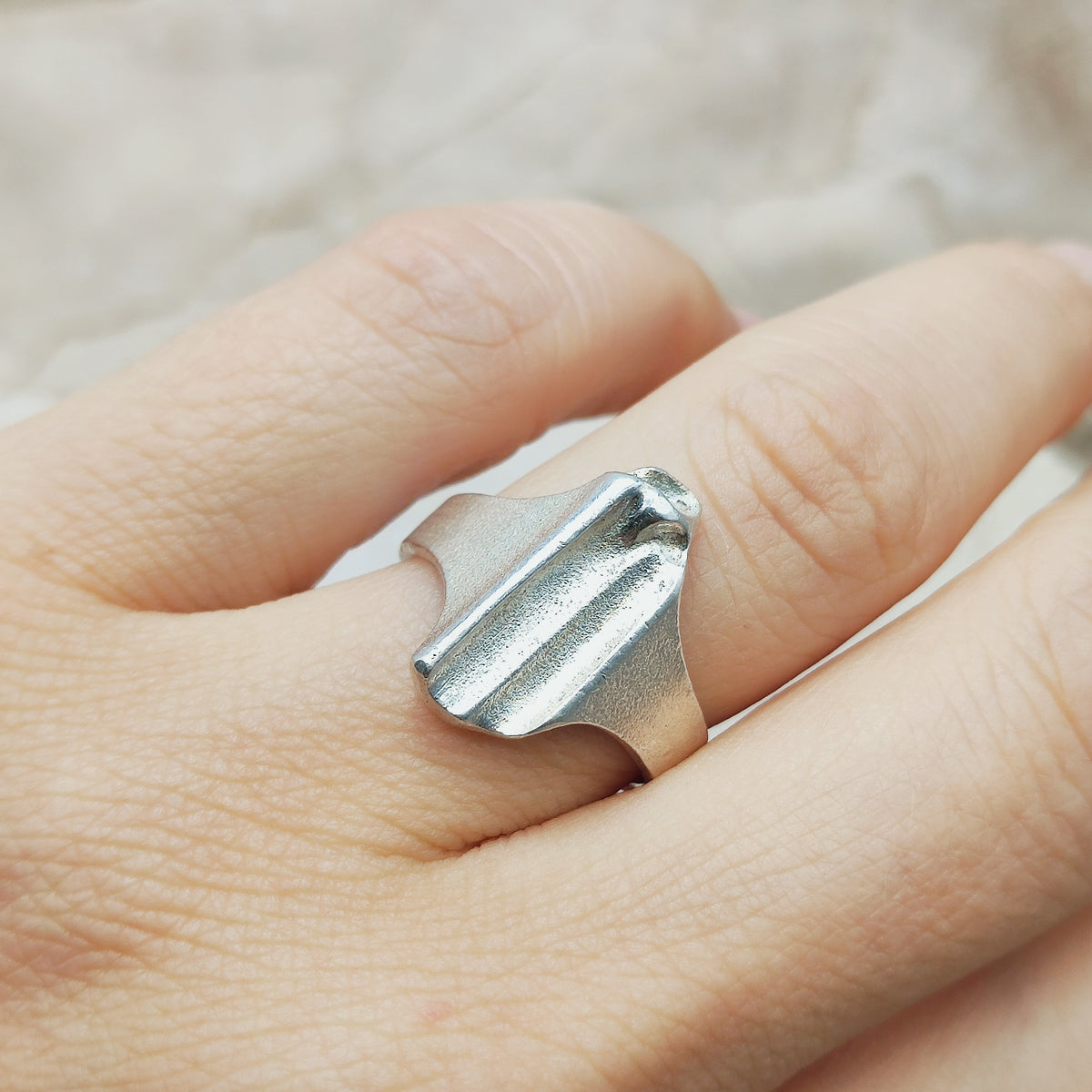 Sterling Silver Ming  Ring by Björn Weckström for Lapponia 1999
