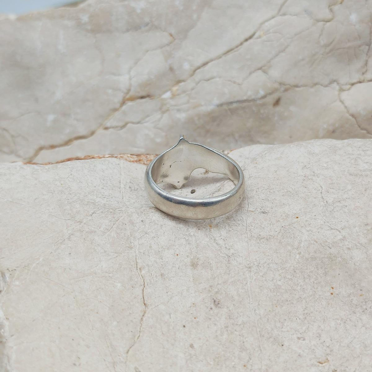 Vintage Lapponia Sculptural Sterling Silver Ring 1984
