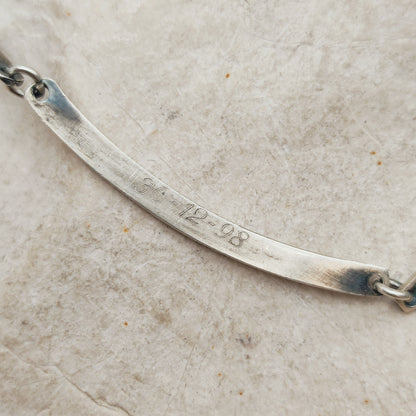 Vintage Sirokoru Sterling Silver Spectrolite Collar Necklace by Matti J. Hyvärinen