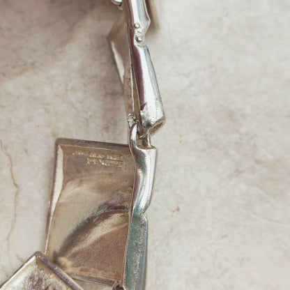 Vintage 1971 Lapponia Planetoid Valleys Sterling Silver Necklace by Björn Weckström