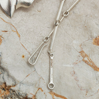 Lapponia Bambu Sterling Silver Necklace by Zoltan Popovits, 2010
