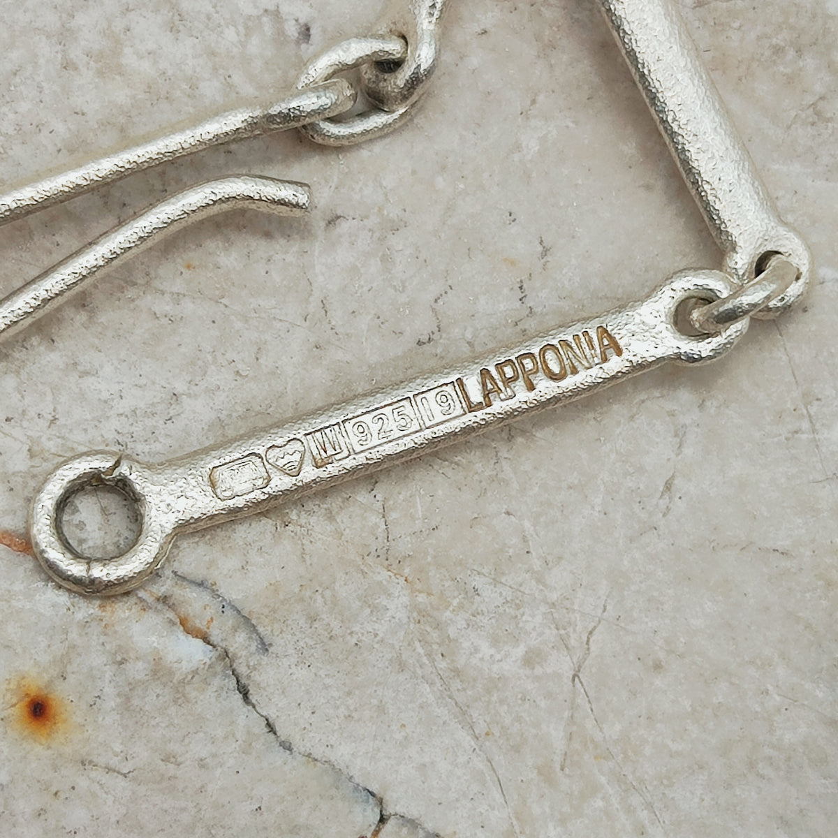 Lapponia Bambu Sterling Silver Necklace by Zoltan Popovits, 2010