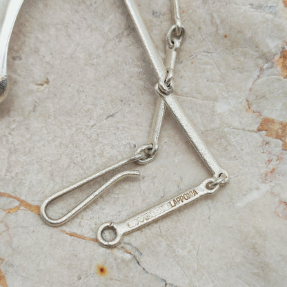 Lapponia Bambu Sterling Silver Necklace by Zoltan Popovits, 2010