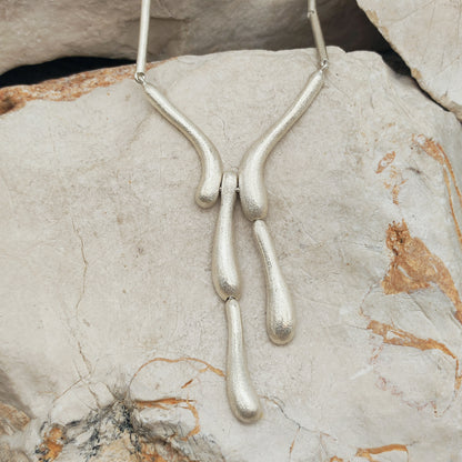 Lapponia Ice Drops ‘50 Years’ Sterling Silver Necklace by Chao-Hsien Kuo, 2009