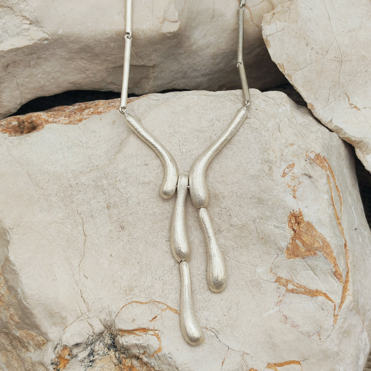 Lapponia Ice Drops ‘50 Years’ Sterling Silver Necklace by Chao-Hsien Kuo, 2009
