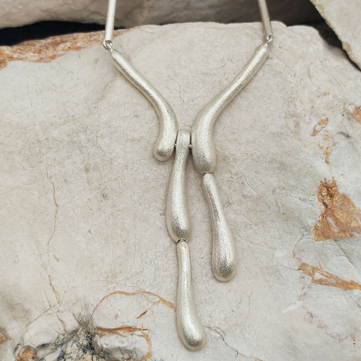 Lapponia Ice Drops ‘50 Years’ Sterling Silver Necklace by Chao-Hsien Kuo, 2009