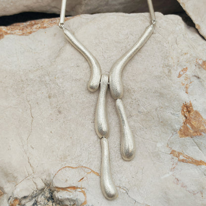 Lapponia Ice Drops ‘50 Years’ Sterling Silver Necklace by Chao-Hsien Kuo, 2009
