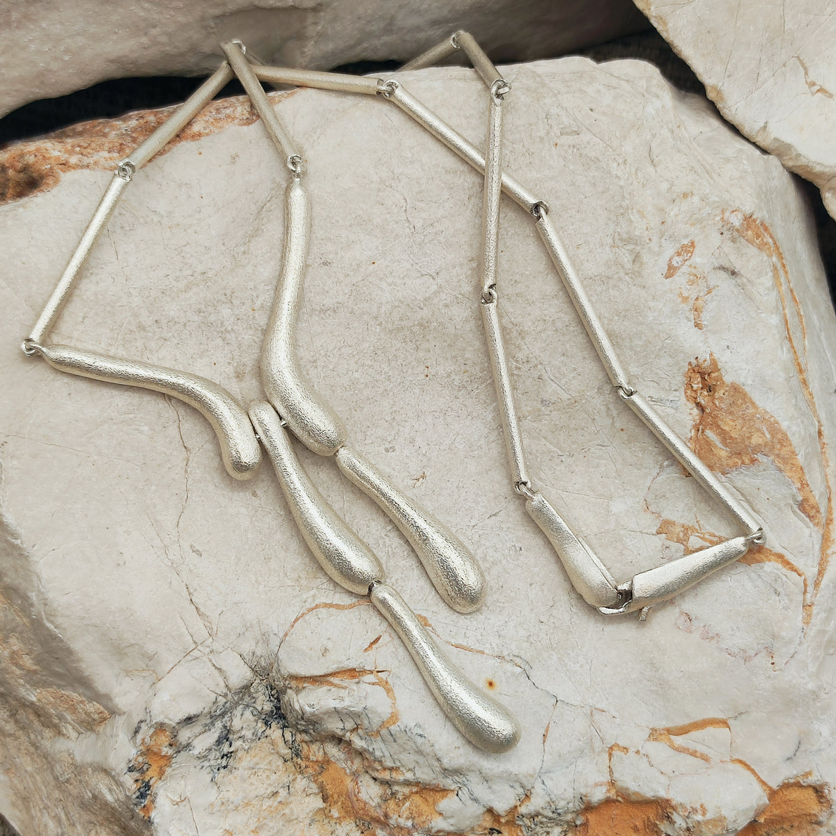 Lapponia Ice Drops ‘50 Years’ Sterling Silver Necklace by Chao-Hsien Kuo, 2009