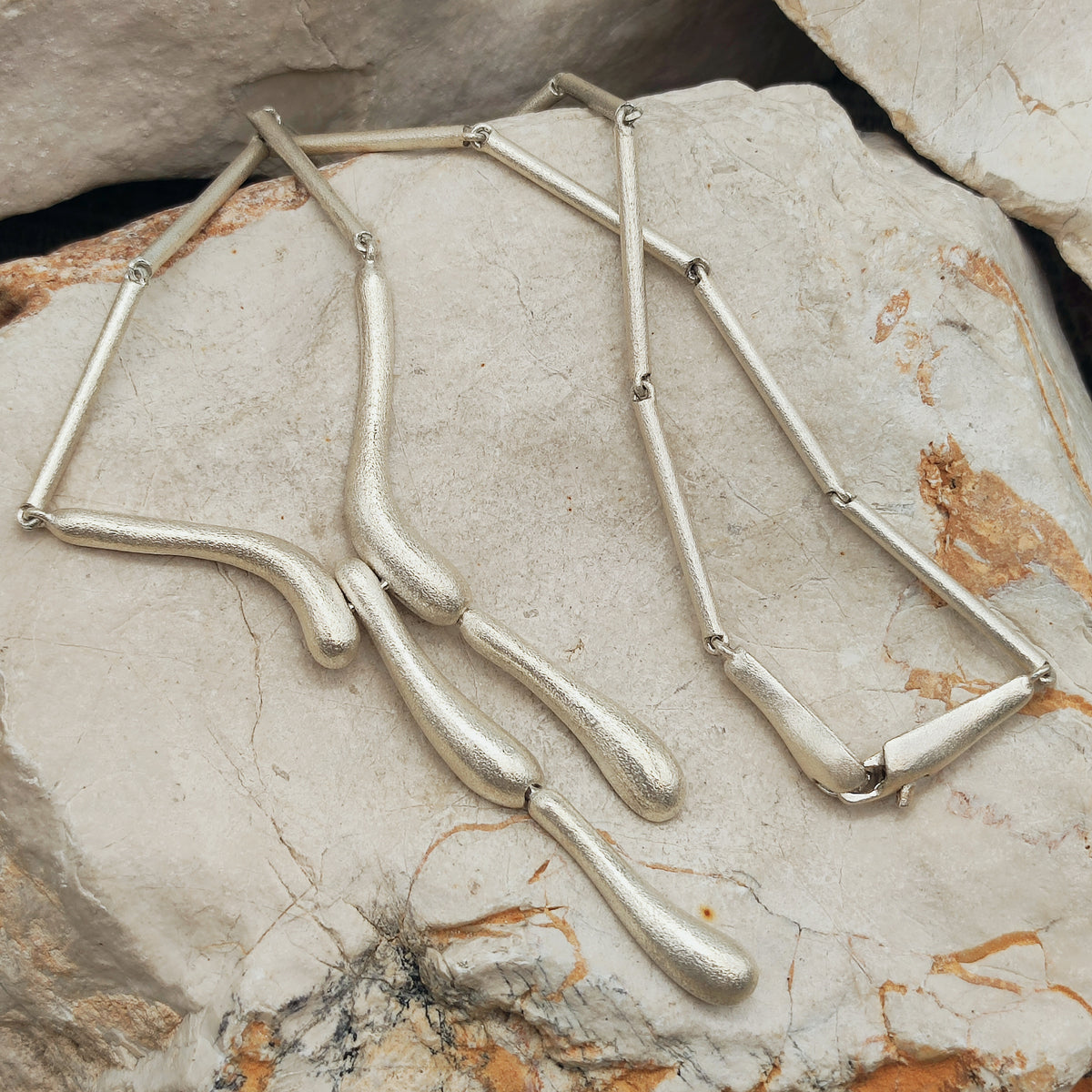 Lapponia Ice Drops ‘50 Years’ Sterling Silver Necklace by Chao-Hsien Kuo, 2009