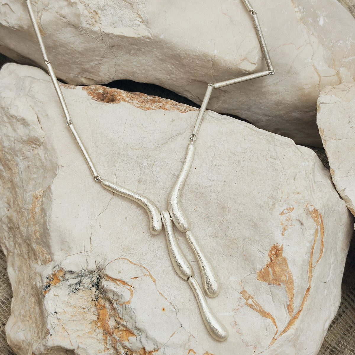 Lapponia Ice Drops ‘50 Years’ Sterling Silver Necklace by Chao-Hsien Kuo, 2009