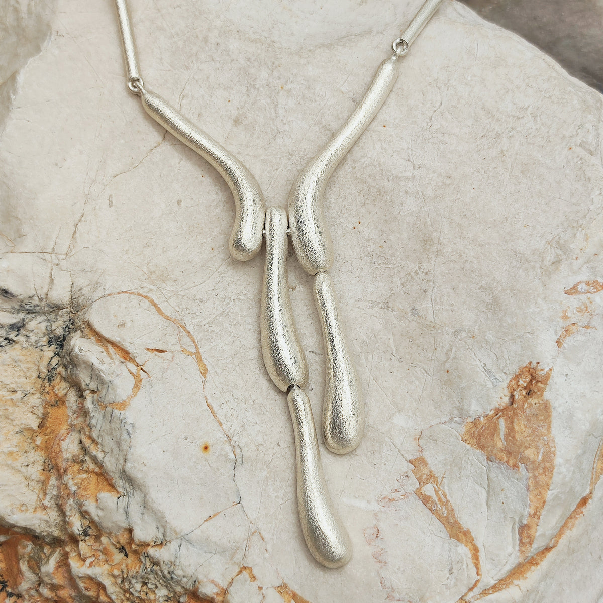 Lapponia Ice Drops ‘50 Years’ Sterling Silver Necklace by Chao-Hsien Kuo, 2009