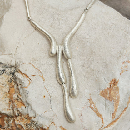 Lapponia Ice Drops ‘50 Years’ Sterling Silver Necklace by Chao-Hsien Kuo, 2009