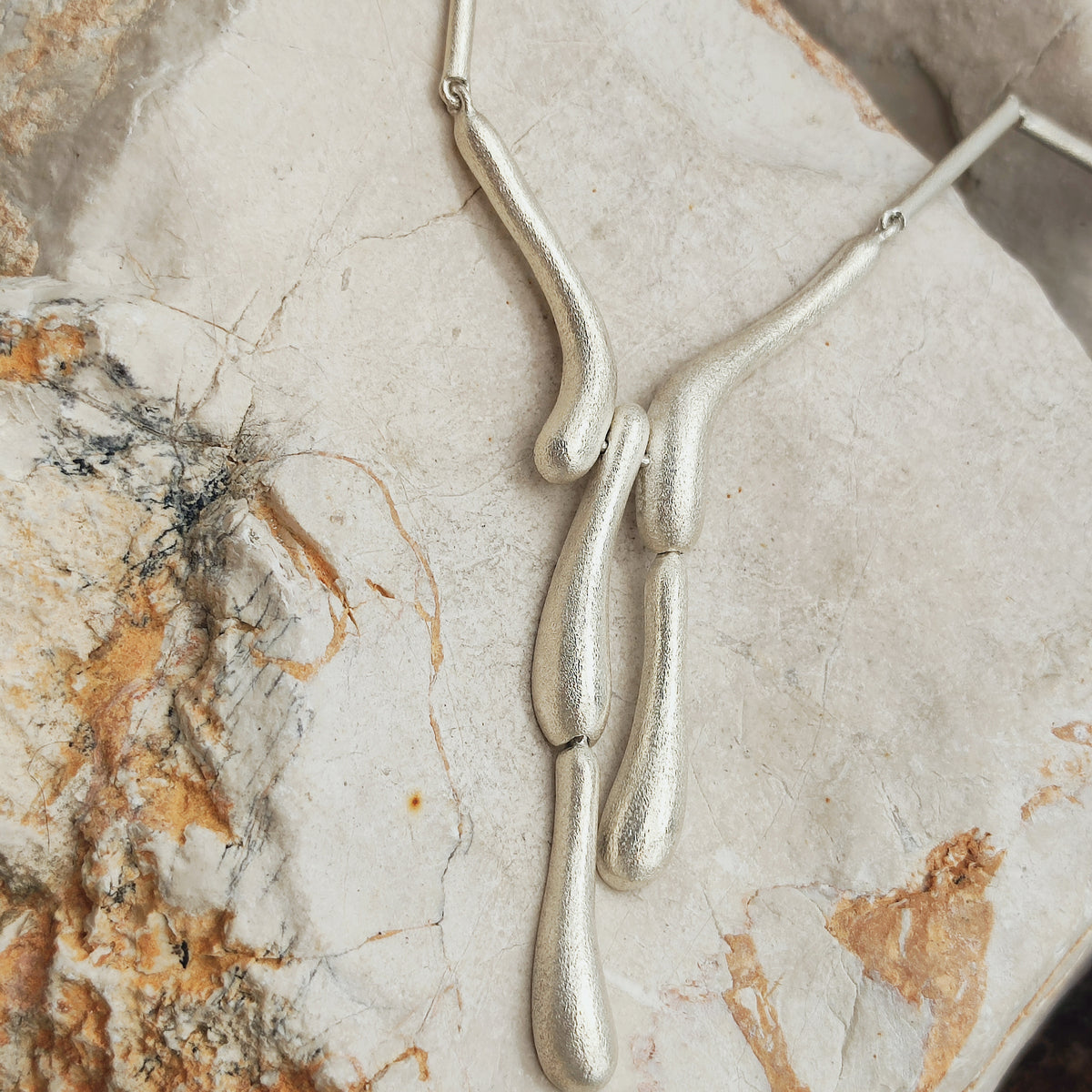 Lapponia Ice Drops ‘50 Years’ Sterling Silver Necklace by Chao-Hsien Kuo, 2009