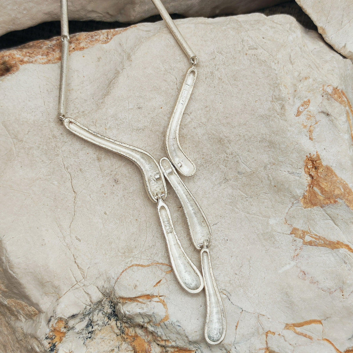 Lapponia Ice Drops ‘50 Years’ Sterling Silver Necklace by Chao-Hsien Kuo, 2009