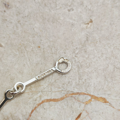 Vintage Lapponia Silver Path Sterling Silver Necklace by Björn Weckström, 1990