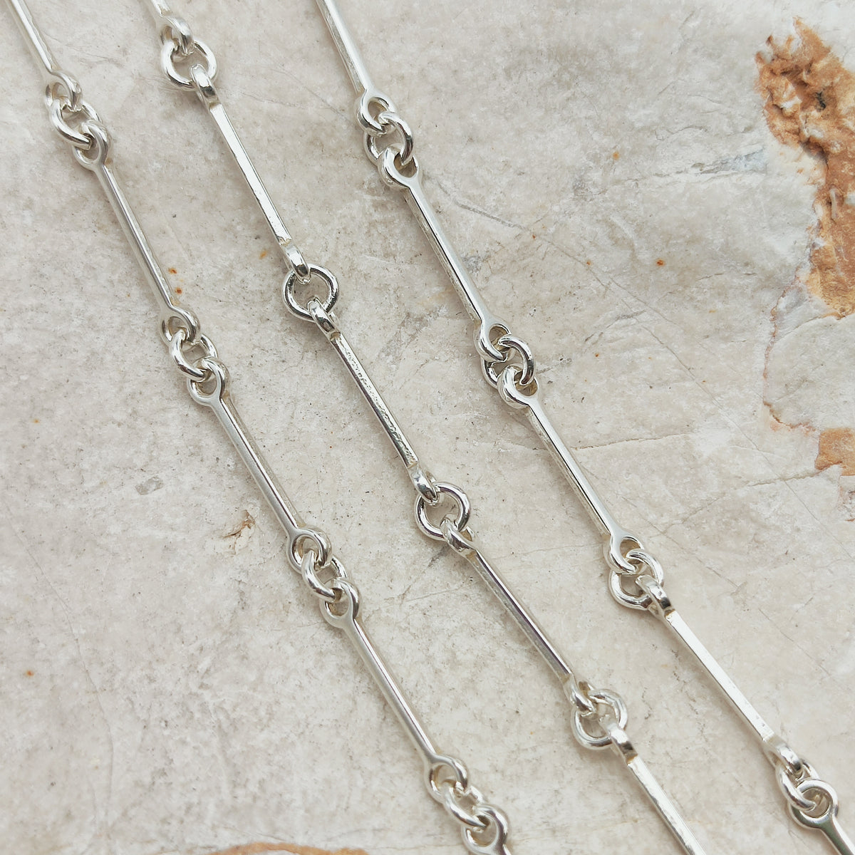 Vintage Lapponia Silver Path Sterling Silver Necklace by Björn Weckström, 1990