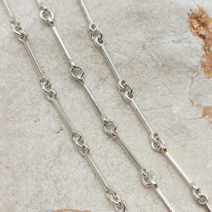 Vintage Lapponia Silver Path Sterling Silver Necklace by Björn Weckström, 1990