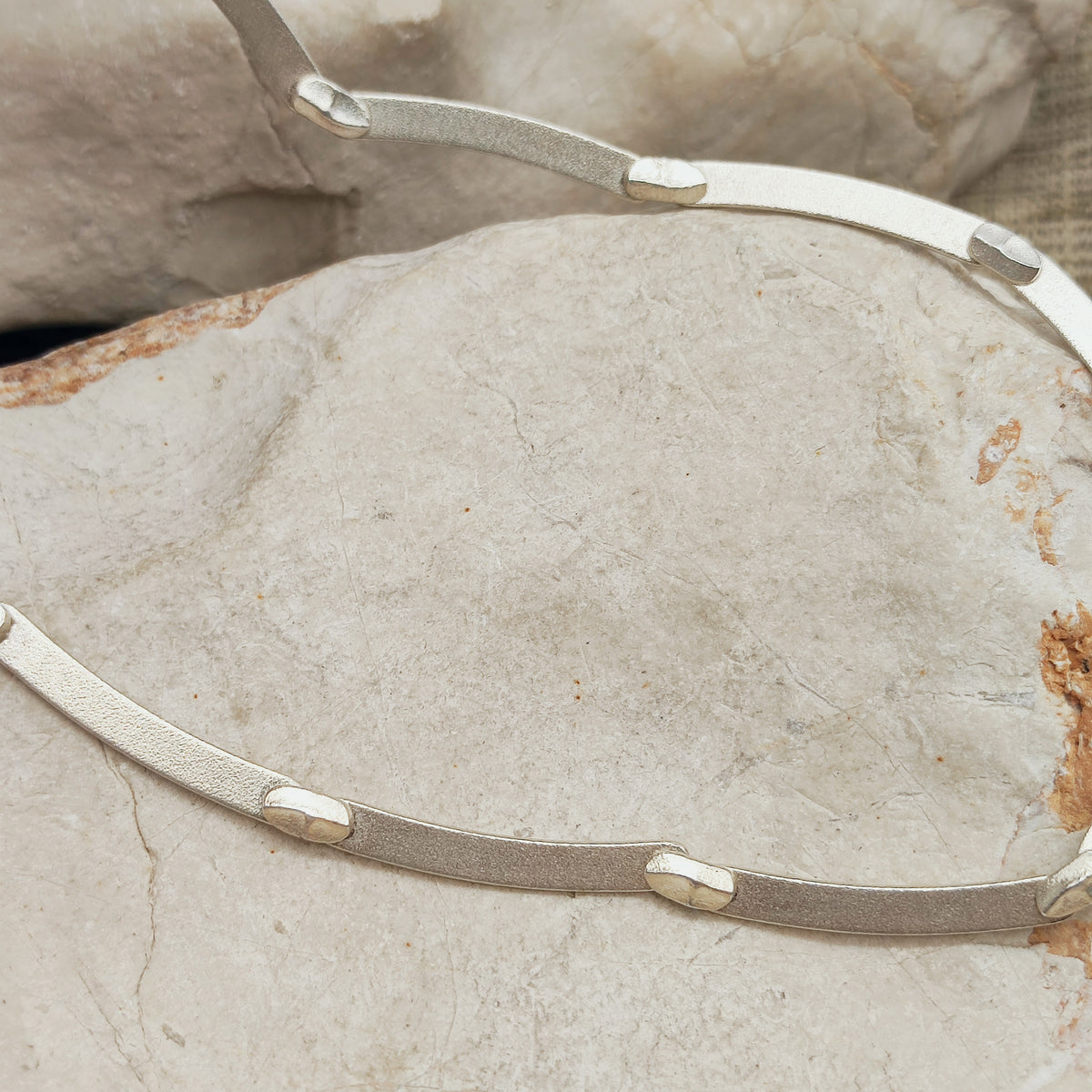 Vintage Lapponia Labyrinth Sterling Silver Necklace by Björn Weckström 41cm, 2003