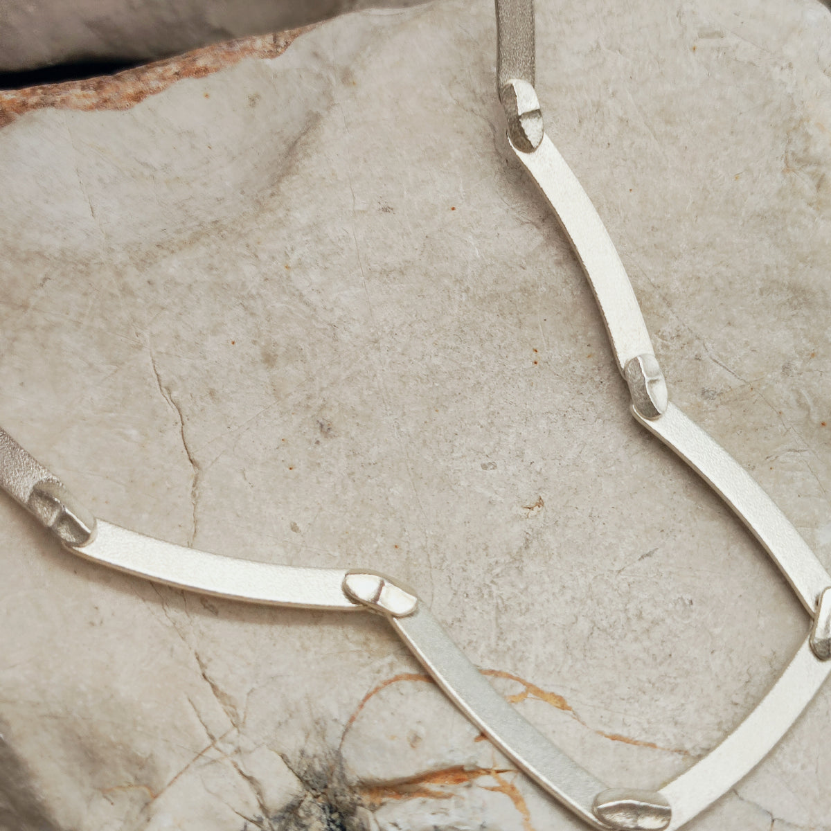 Vintage Lapponia Labyrinth Sterling Silver Necklace by Björn Weckström 41cm, 2003
