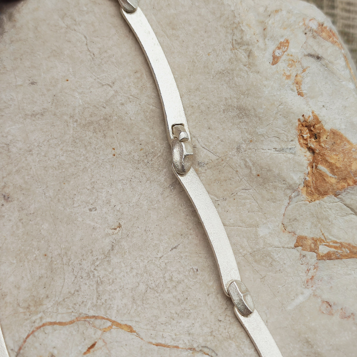 Vintage Lapponia Labyrinth Sterling Silver Necklace by Björn Weckström 41cm, 2003