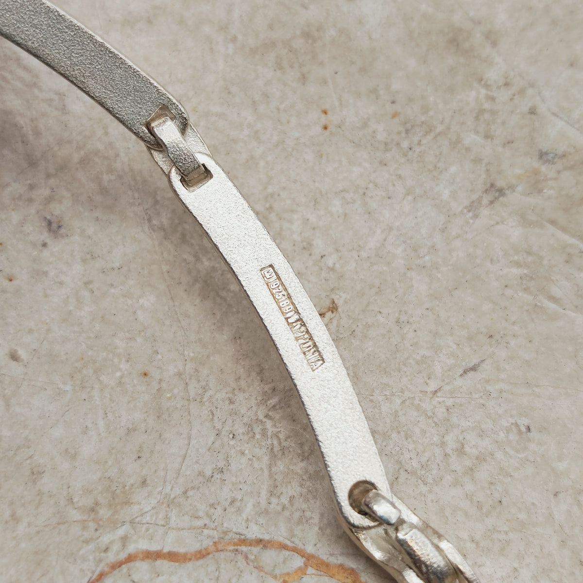 Vintage Lapponia Labyrinth Sterling Silver Necklace by Björn Weckström 41cm, 2003