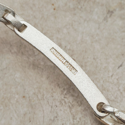 Vintage Lapponia Labyrinth Sterling Silver Necklace by Björn Weckström 41cm, 2003