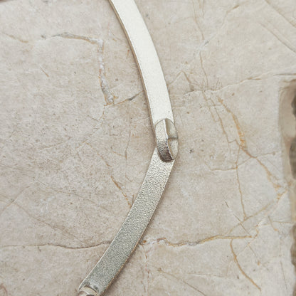 Vintage Lapponia Labyrinth Sterling Silver Necklace by Björn Weckström 41cm, 2003